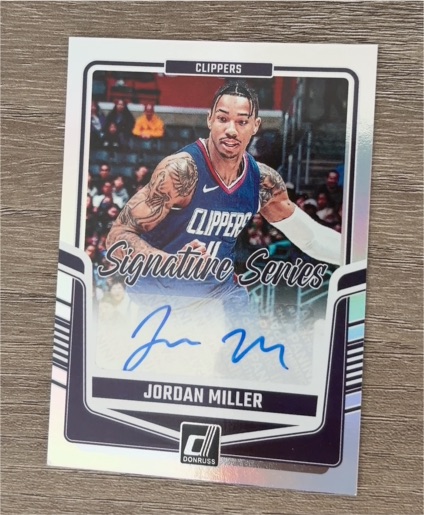 2024-25 Donruss Signature Series #SS-JDM Jordan Miller — front