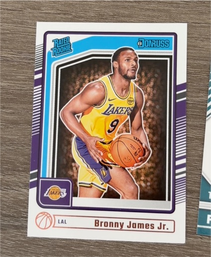 2024-25 Panini Donruss #243 Bronny James Jr. — front