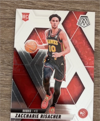 2024-25 Panini Mosaic #213 Zaccharie Risacher — front