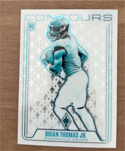 2024 Panini Phoenix #CON-BTJ Brian Thomas Jr. Contours — front