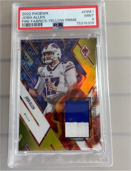 2022 Panini Phoenix #FIRE-1 Josh Allen — front