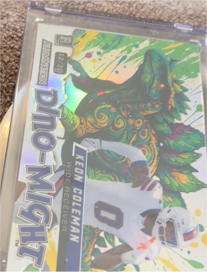 2024 Wild Card Dino-Might Pterodactyl #DMPT1-KC Keon Coleman — front