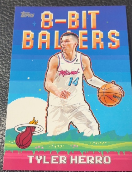 2025-26 Topps #8B-2 Tyler Herro 8-Bit Ballers — front