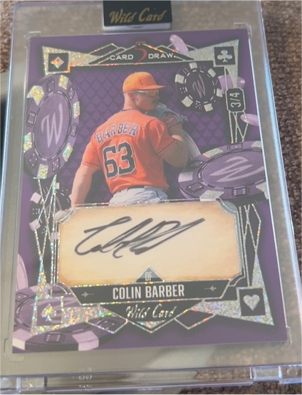 2024 Panini Wild Card 5 Card Draw #5CDM-CBA Colin Barber — front