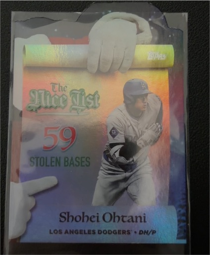 2025 Topps Holiday #MNL-2 Shohei Ohtani — front