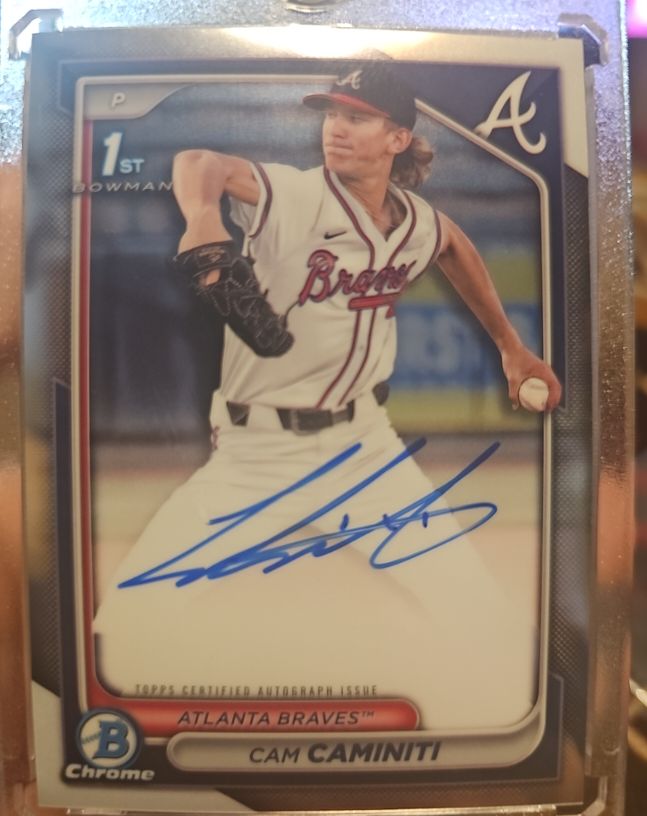 2024 Bowman Chrome #1st Bowman Cam Caminiti — front