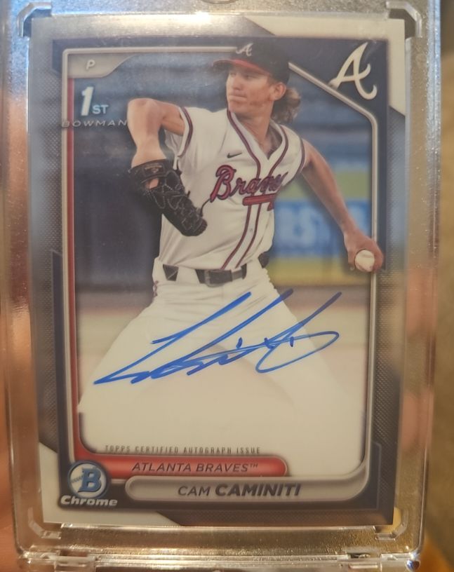 2024 Bowman Chrome #CPA-CC Cam Caminiti — front