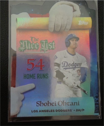 2025 Topps Holiday #MNL-1 Shohei Ohtani — front