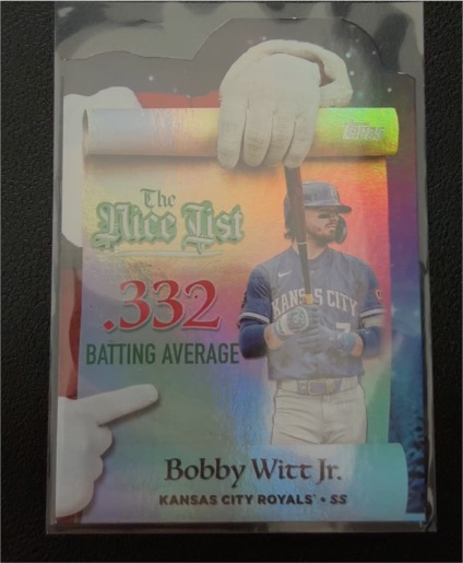 2025 Topps Holiday #MNL-4 Bobby Witt Jr. — front