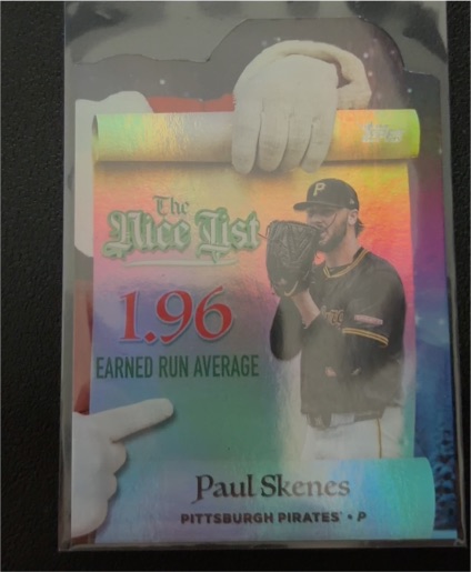 2025 Topps Holiday #MNL-11 Paul Skenes The Nice List — front