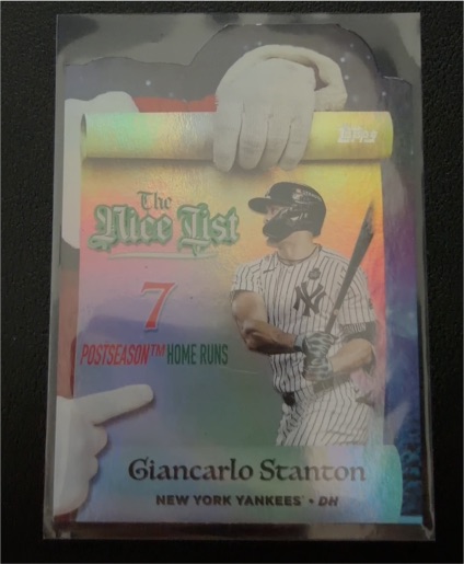 2025 Topps Holiday #MNL-18 Giancarlo Stanton The Nice List — front