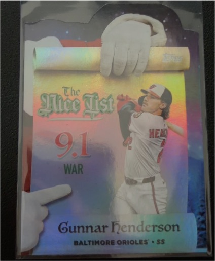 2025 Topps Holiday #MNL-16 Gunnar Henderson — front