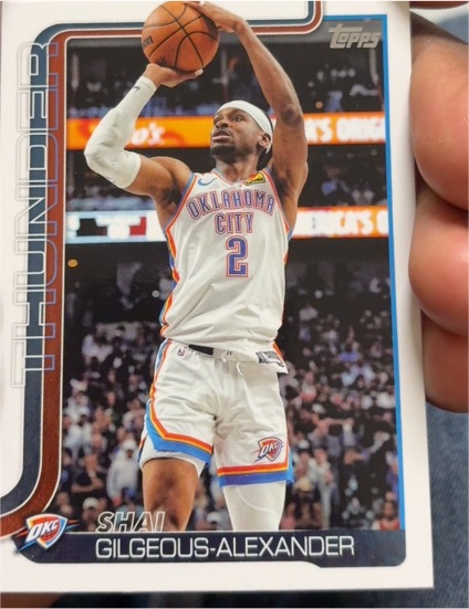 2025-26 Topps #115 Shai Gilgeous-Alexander — front