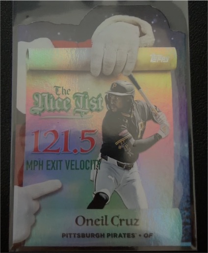 2025 Topps Holiday #MNL-19 Oneil Cruz The Nice List — front