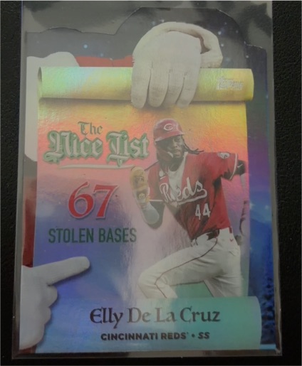 2025 Topps Holiday #MNL-7 Elly De La Cruz — front