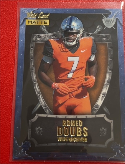 2022 Wild Card Matte #WW-43 Romeo Doubs Weekend Warrior — front