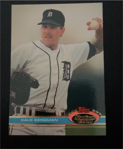 1991 Topps Stadium Club #386 Dave Bergman — front