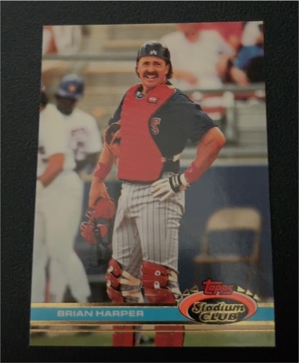 1991 Topps Stadium Club #589 Brian Harper — front