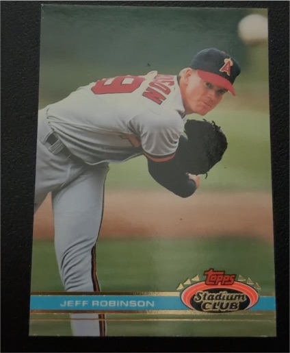 1991 Topps Stadium Club #430 Jeff Robinson — front