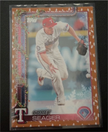 2025 Topps Holiday #H125 Corey Seager — front
