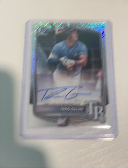 2025 Bowman Chrome Mojo Refractor #BMA-TG Theo Gillen — front