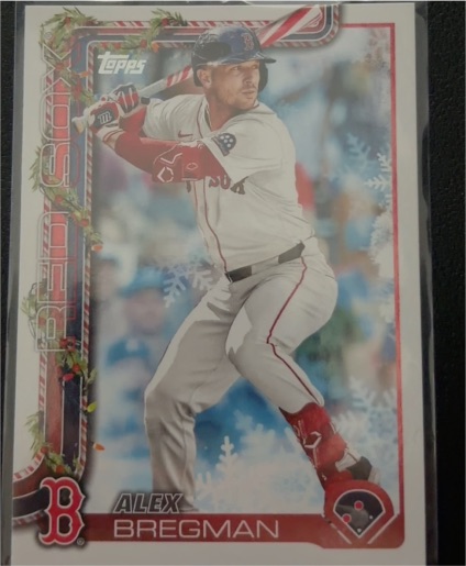 2025 Topps Holiday #H154 Alex Bregman — front