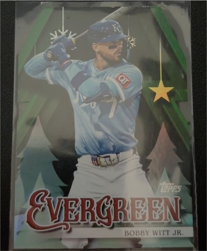 2025 Topps Holiday #E-12 Bobby Witt Jr. — front