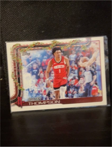 2025 Topps Basketball Holiday #SSB-AT Amen Thompson — front