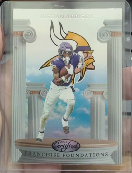 2025 Panini Certified #FFOJAN Jordan Addison — front