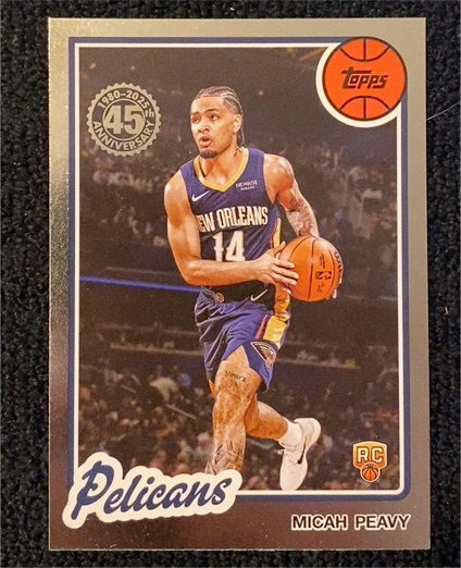 2025-26 Topps Basketball #80BK-83 Micah Peavy — front