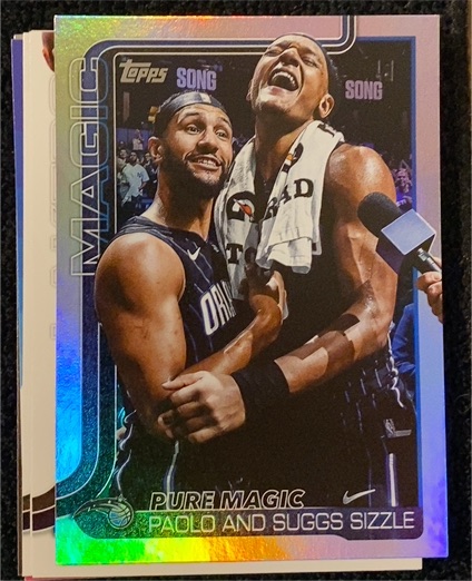 2025-26 Topps #271 Pure Magic Paolo and Suggs Sizzle Orlando Magic — front