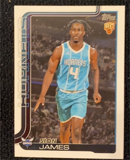 2025-26 Topps #233 Sion James — front