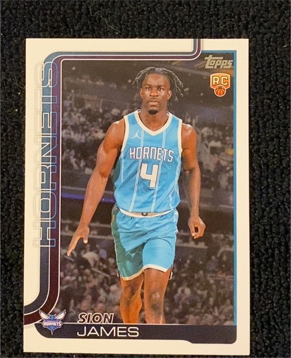 2025-26 Topps Basketball #233 Sion James — front