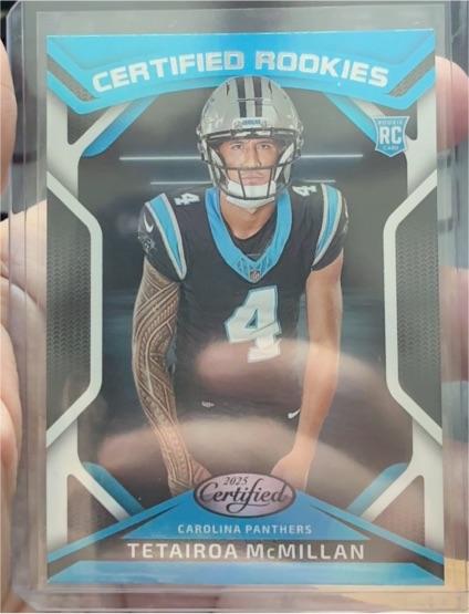 2025 Panini Certified #CRK-TMN Tetairoa McMillan Certified Rookies — front