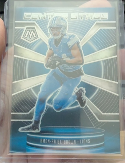 2020 Panini Mosaic Center Stage Amon-Ra St. Brown — front