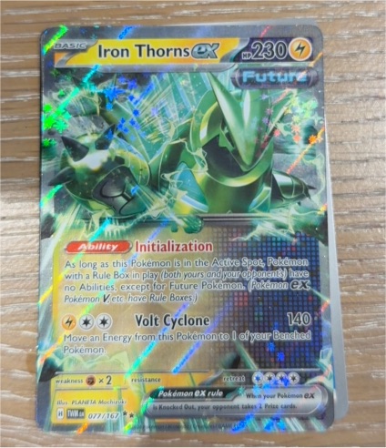 2025 Pokemon TCG Iron Thorns ex #077/167 Twilight Masquerade — front