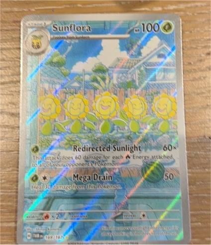 2023 Pokémon TCG SV06 #169 Sunflora Twilight Masquerade Illustration Rare — front