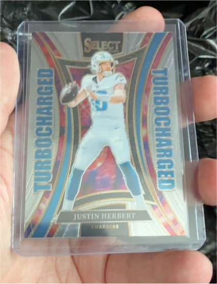 2024 Panini Select #9 Justin Herbert Turbocharged — front