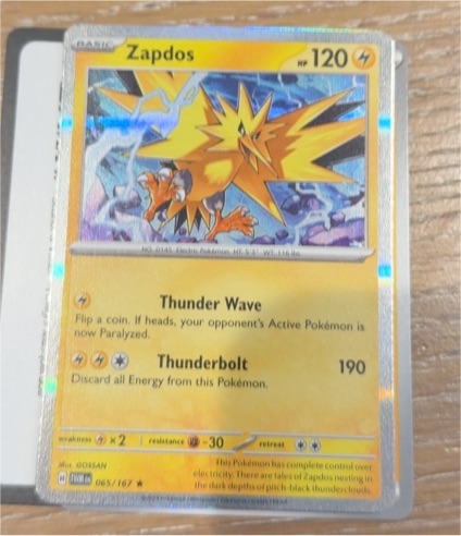 2024 Pokémon SV06: Twilight Masquerade #065 Zapdos — front