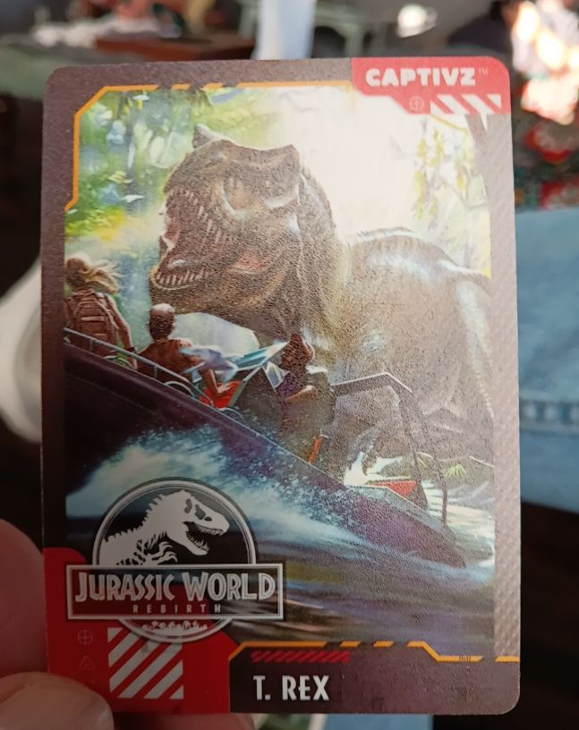 2022 Captivz Jurassic World Rebirth T. Rex — front