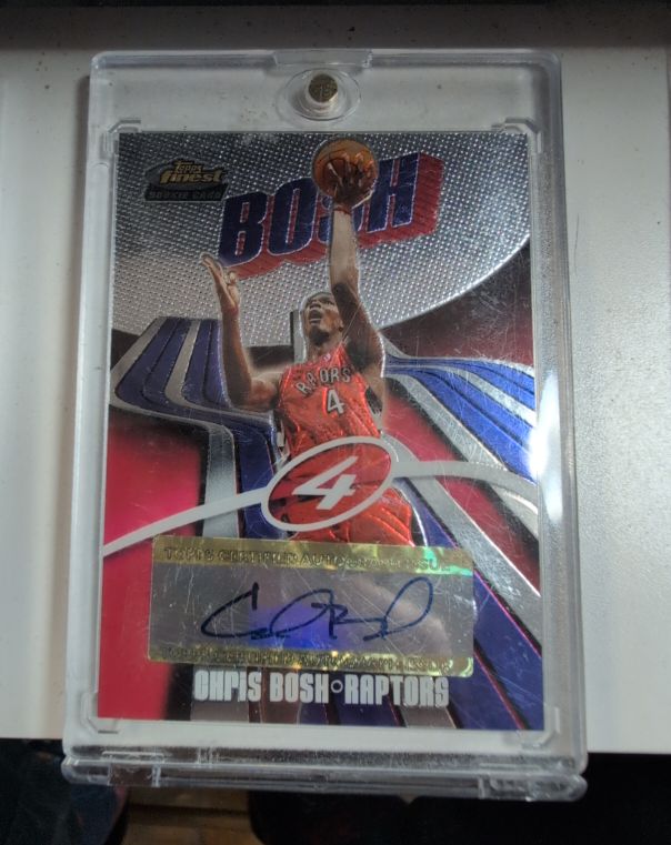 2003-04 Topps Finest #4 Chris Bosh — front