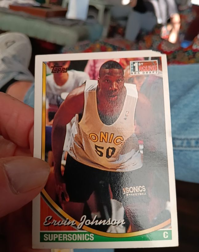 1993-94 Topps #171 Ervin Johnson — front