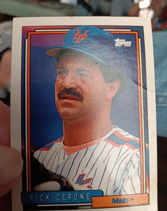 1992 Topps #643 Rick Cerone — front