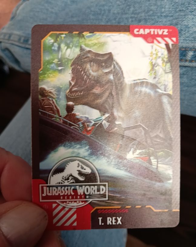 2023 Captivz Jurassic World Rebirth T. Rex — front