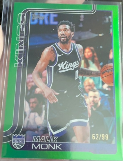 2025-26 Topps #164 Malik Monk — front
