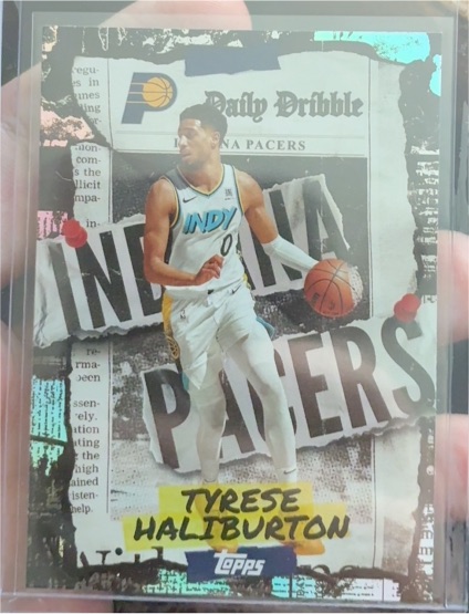 2025-26 Topps Basketball #DD-14 Tyrese Haliburton The Daily Dribble — front