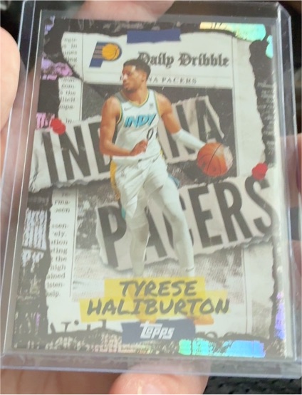 2025-26 Topps Daily Dribble #DD-14 Tyrese Haliburton — front