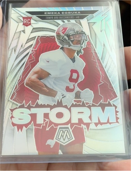 2025 Panini Mosaic #9 Emeka Egbuka Storm Rookie — front
