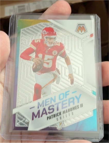 2025 Panini Mosaic Men Of Mastery #Patrick Mahomes II — front