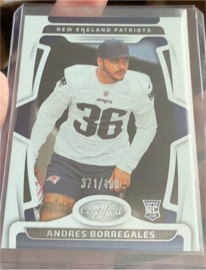 2023 Panini Certified #371 Andres Borregales — front